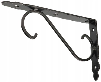 Držák police 25x15 podpěrný úhelník retro kovaný