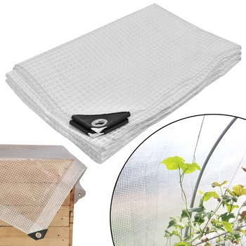 Ochranná plachta silná silná průhledná skleníková 120 g/m2 2x4 m