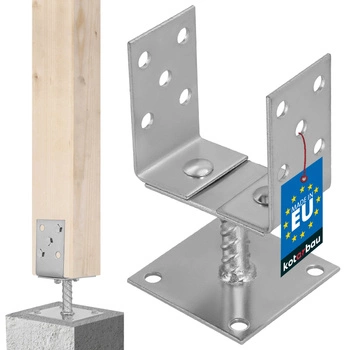 Základna sloupu přišroubovaná u 0-125 mm, držák, kotva na podstavci - Barva stříbrná