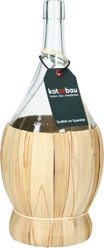 2l skleněná láhev dámský balónek na vinné likéry kotarbau