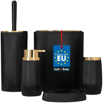 Koupelnová sada 5v1 koš kartáč wc příslušenství