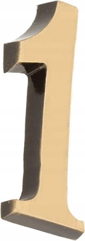 Číslo domu "1" číslo dveří 3d 5cm patina