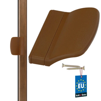 Balkonové madlo dub 70x55 mm