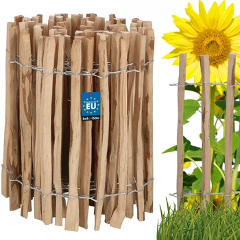 Lískový plot oplocení obruba palisáda břidlice 50 cm