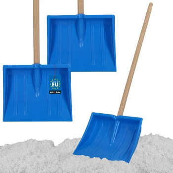 Dětské lopaty na sníh modré sada 2 ks.