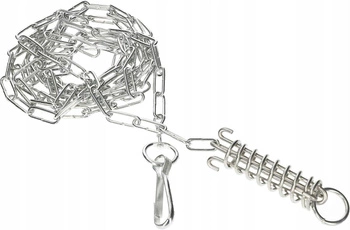 Řetěz na psí boudu s pružinou 3 mm x 3 m