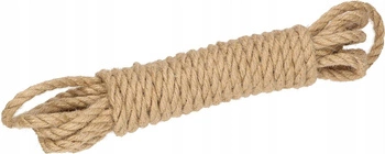 Přírodní námořní kroucený jutový provaz 10 mm x 10 m