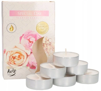 Sada ohřívačů na čajové svíčky vonné náplně speciální den - 6 ks.