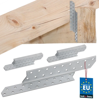 Tesařský spojovací prvek krokvový spojka vaznice pravý 250x35 mm sada 12 ks.