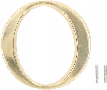 Písmeno "o" pro výšku domovních dveří z mosazi 10 cm