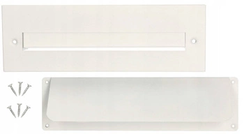 Poštovní schránka na dveře bílá - 275 mm