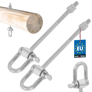 Kyvný hák s třmenem 2 ks m12 třmen 190 mm