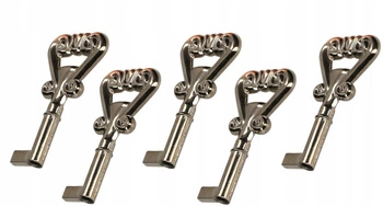 Klíč k barovému nábytku univerzální dekorativní retro černý 54 mm sada 5 ks.