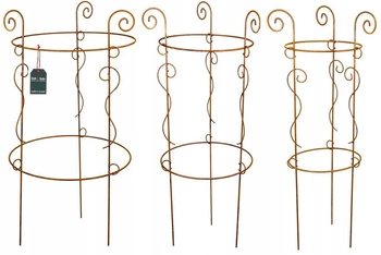 Sada podpory, rezavá podpěra pergoly na květiny - Barva rezavá