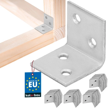 Úhelník spojovací tesařský 25x25x25 sada 50 ks.