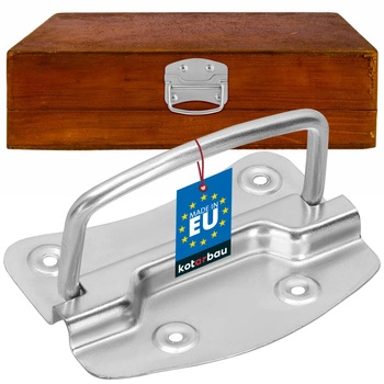 Držák krabice stříbrný 110x80 mm