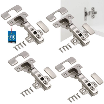 35 mm plechový samozavírací nábytkový závěs - 4 ks