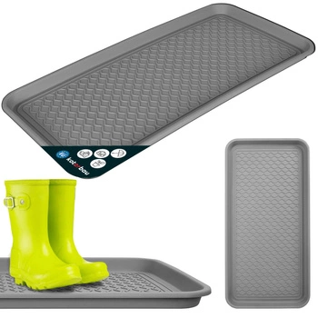 Odkapávač na boty plastový 38x76 cm - Barva šedá