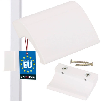 Držák balkonový na dveře okno - Barva bílá