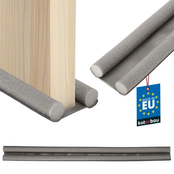 Těsnění z pěny pod dveře odhlučňující 30 mm 95 cm šedé