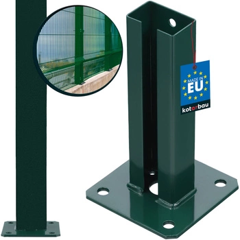 Základna sloupu šroubovaná zelená 60x40 mm